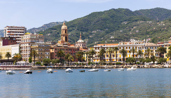 Italia, Liguria, Rapallo, Townscape - foto de stock