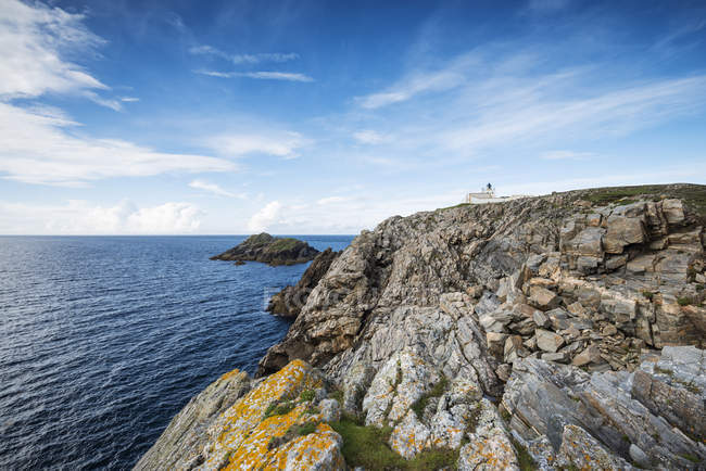 Сполучені Штати Америки, Шотландії, маяк перед Північного моря — стокове фото