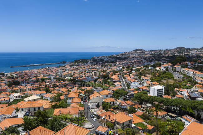 Portugal, Funchal, View of houses at Madeira during daytime — Stock Photo