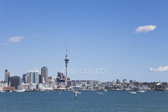 Нової Зеландії, видом на горизонт міста центру — стокове фото