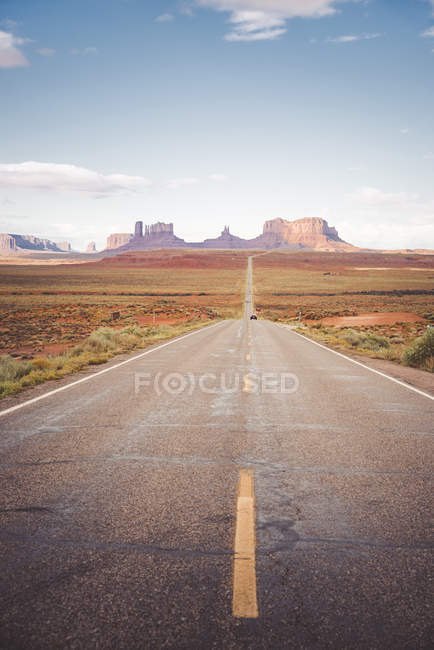 USA, Arizona, strada per Monument Valley durante il giorno — Foto stock