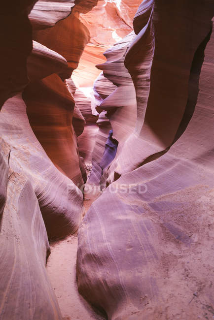 Lower Antelope Canyon, percorso tra arenaria, Page, Arizona, USA — Foto stock