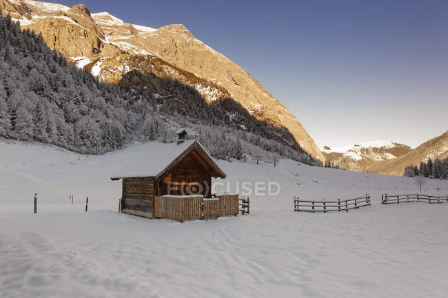 Austria, Tyrol, Eng, chapel at Eng alp — Stock Photo