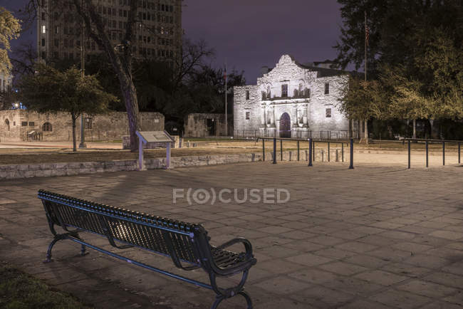 USA, Texas, San Antonio, The Alamo, former mission and fortress — Stock Photo