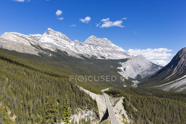 Canada, Alberta, Banff National Park, Icefields Parkway, Cirrus Mountain — Foto stock