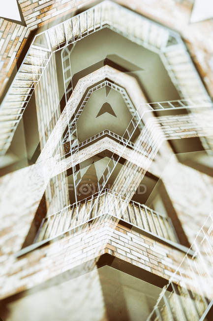 View of Abstract architecture indoors — Stock Photo