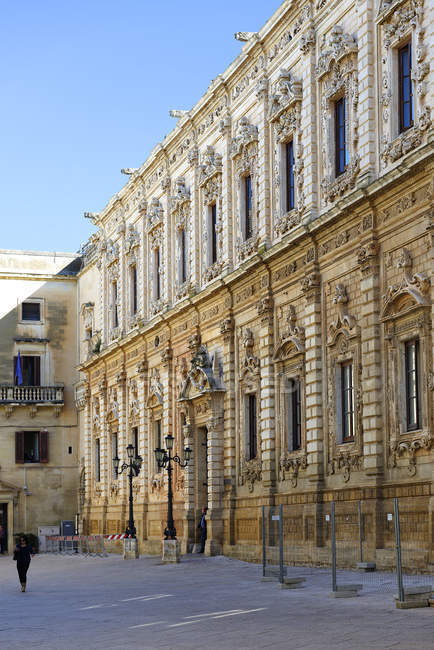 Italia, Puglia, Lecce, Palazzo dei Celestini - foto de stock