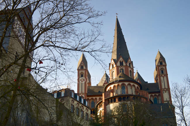 Germania, Assia, Limburgo, vista sulla Cattedrale del Limburgo — Foto stock