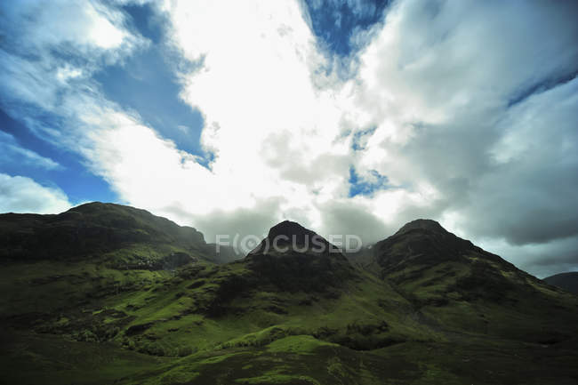 Regno Unito, Scozia, Glen Coe, veduta sul luogo del massacro di Glencoe — Foto stock