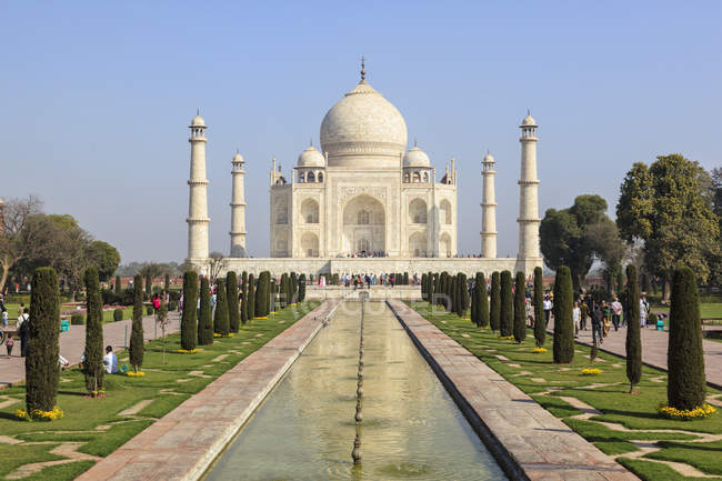 Vue du Taj Mahal — Photo de stock