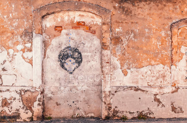 Іспанія стіну Crumbled Вентура, крупним планом — стокове фото
