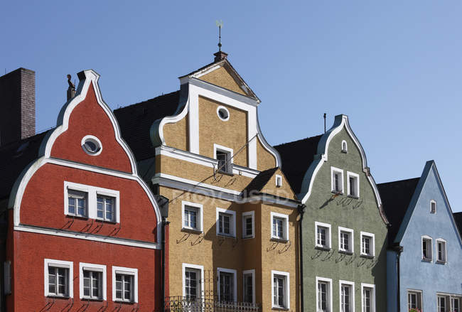 Alemanha, Baviera, Neustadt an der Waldnaab, Vista das casas durante o dia — Fotografia de Stock