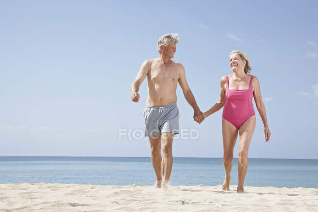 Older Couple On Beach Older Couple On Beach