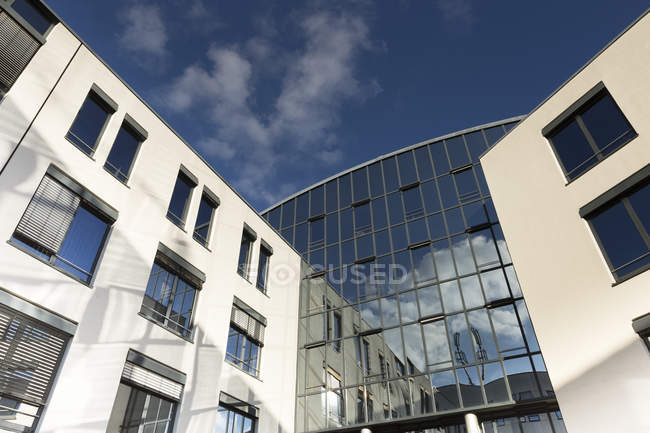 Germany, Bavaria, Munich, House, Glass facade during daytime — Stock Photo