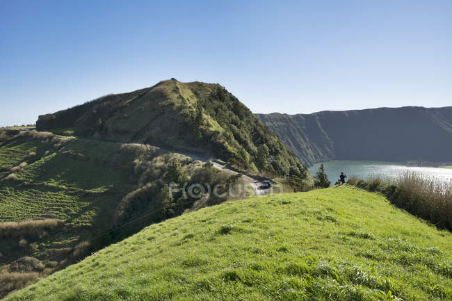 Portugal, Açores, São Miguel, Vista turística — Fotografia de Stock