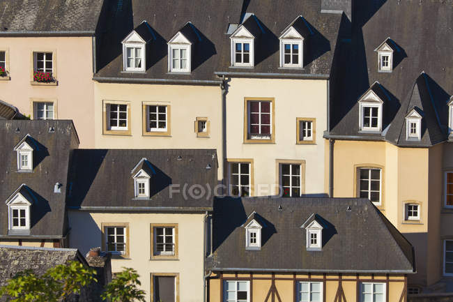 Residential buildings at Grund district — Stock Photo