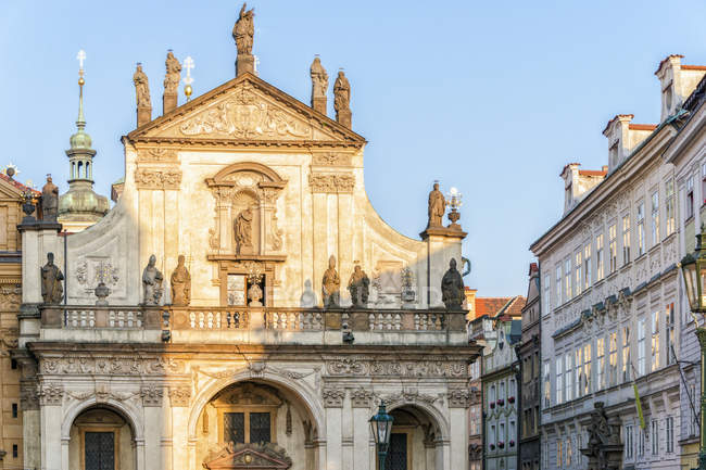 Repubblica Ceca, Praga, Museo del Ponte Carlo e Chiesa dei Salvatori — Foto stock