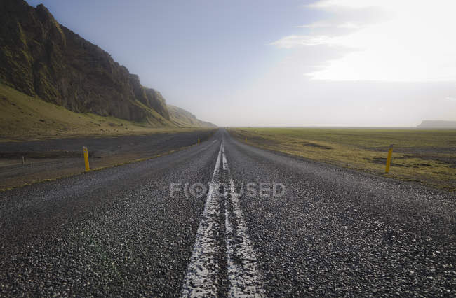 Islanda, sud dell'Islanda, circonvallazione vuota — Foto stock