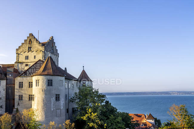 Germania, Baden-Wuerttemberg, Lago di Costanza, Meersburg, Castello di Meersburg — Foto stock