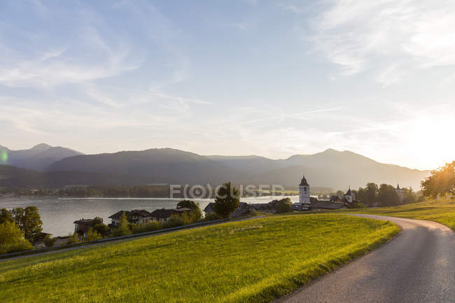 Austria, Salzburg State, Salzkammergut, St. Wolfgang at Lake Wolfgangsee — Stock Photo