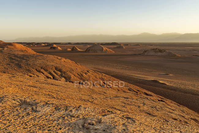 Irán, provincia de Kerman, desierto de Dasht-e Lut, Khalouts - foto de stock