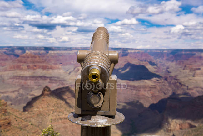 Соединенные Штаты Америки, Houston, Grand Canyon National Park, Grand Canyon, South Rim, telescope — стоковое фото