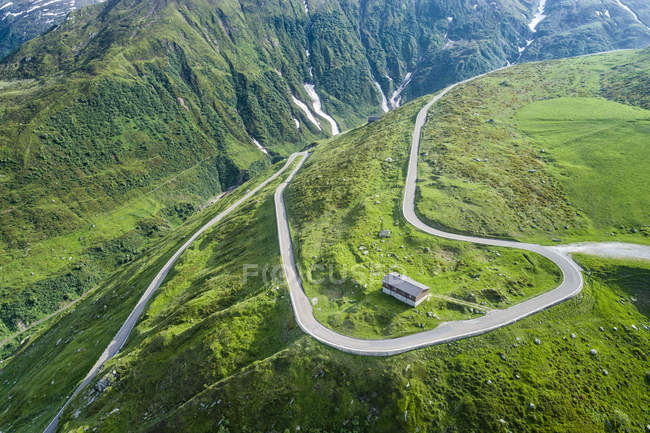 Switzerland, Canton of Uri, Urseren Valley, Furka pass — Stock Photo