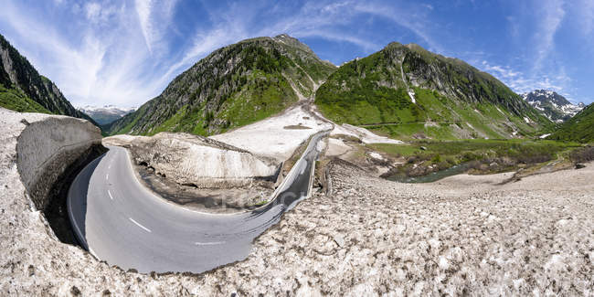Svizzera, Vallese, Passo Nufenen — Foto stock