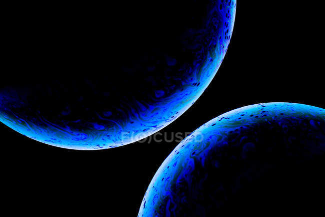 Superfície das bolhas de sabão, close-up — Fotografia de Stock