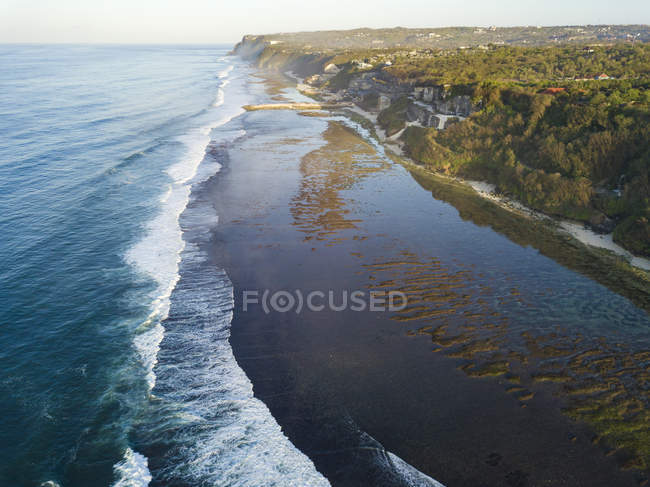 Indonesia, Bali, Aerial view of Green Bowl beach — Stock Photo