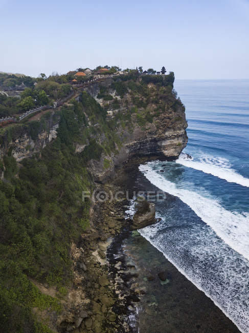 Indonesia, Bali, Veduta aerea del tempio di Uluwatu — Foto stock