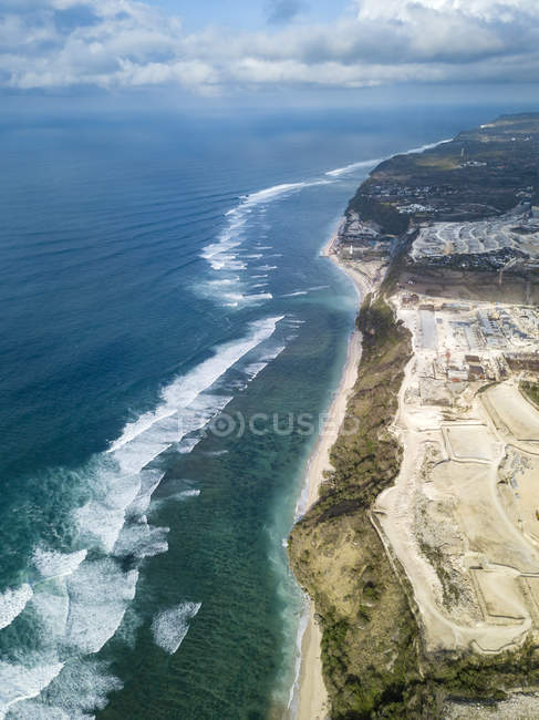 Indonésia, Bali, Vista aérea da praia de Payung — Fotografia de Stock