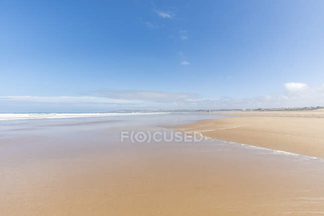 Morocco, emtpy sand beach — Stock Photo
