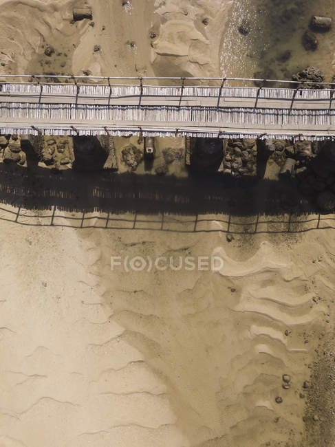 Indonesia, Lombok, Veduta aerea del vecchio ponte — Foto stock