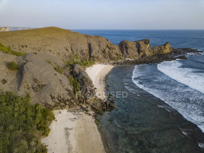 Indonésia, Lombok, Vista aérea da praia — Fotografia de Stock