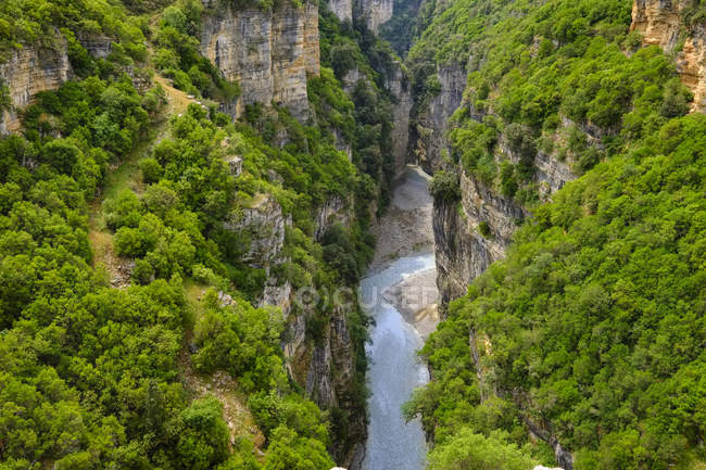 Albanien, Skrapar, Osum Canyon — Stockfoto