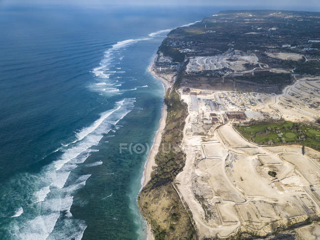 Indonesia, Bali, Veduta aerea della spiaggia di Payung — Foto stock