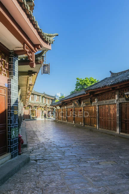 Cina, Yunnan, Lijiang, città vecchia — Foto stock