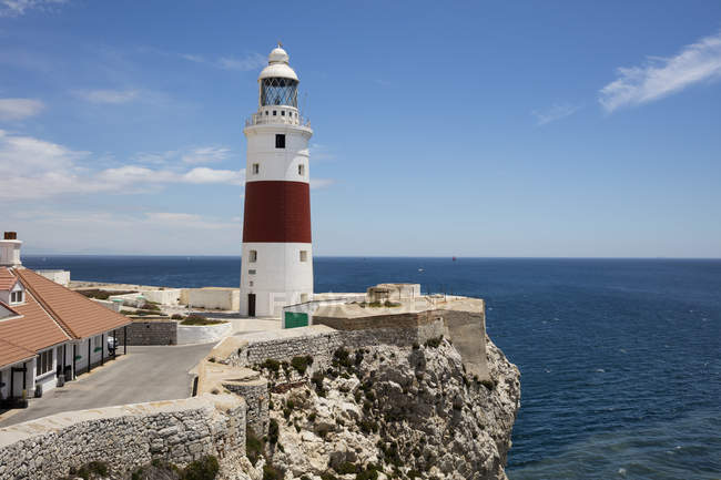 Gibilterra, faro a Europa Point — Foto stock