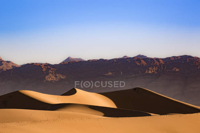 Stati Uniti, Californien, Valle della Morte, Parco Nazionale della Valle della Morte, Mesquite Flat Sand Dunes — Foto stock