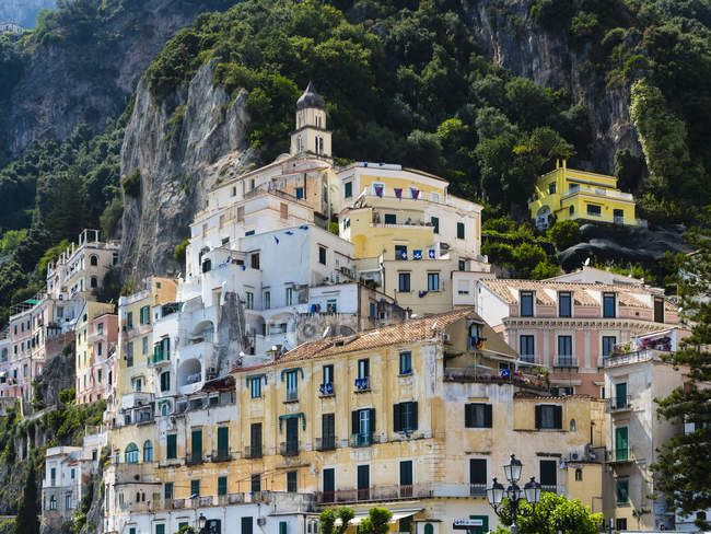 Italia, Amalfi, veduta del centro storico — Foto stock