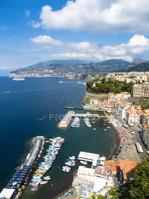 Italia, Campania, Costiera Amalfitana, Sorrent, Bleu Village, Marina Piccola — Foto stock