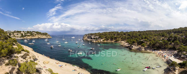 España, Mallorca, Palma de Mallorca, Vista aérea de la región de Calvia, El Toro, Portals Vells - foto de stock