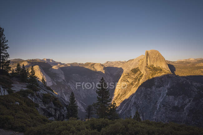 États-Unis, Californie, Parc national Yosemite, Glacier Point — Photo de stock