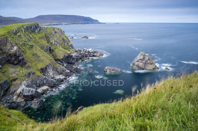 Reino Unido, Escócia, Highland, North Coast 500, Faraid Head perto de Durness — Fotografia de Stock