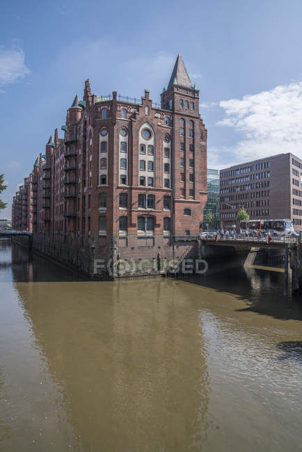 Alemanha, Hamburgo, Old Warehouse District — Fotografia de Stock