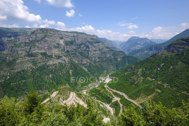Albania, Shkoder County, Albanian Alps, Cem Canyon — Stock Photo