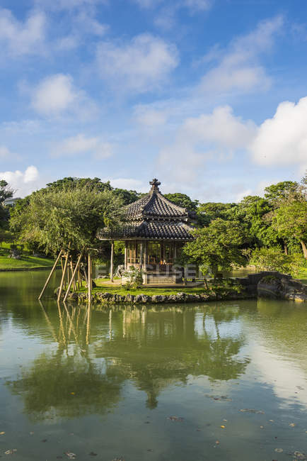 Japan Okinawa Shikina En Garden Unesco Natural World Stock Photo