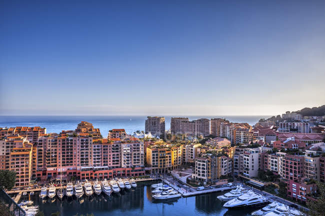 Principality of Monaco, Monaco, Monte Carlo, Fontvieille, Port de Fontvieille — Stock Photo