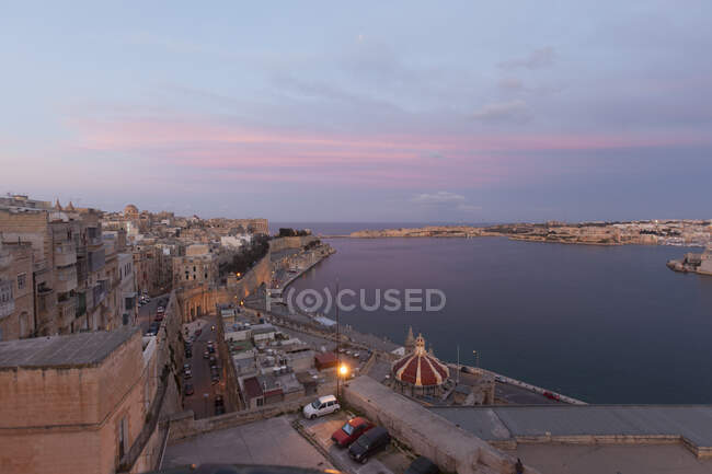 Malta, La Valeta, Ciudad vieja, resplandor - foto de stock